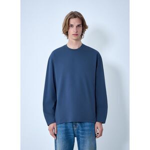 Jil Sander Men Ribbed Crewneck Long Sleeve Top